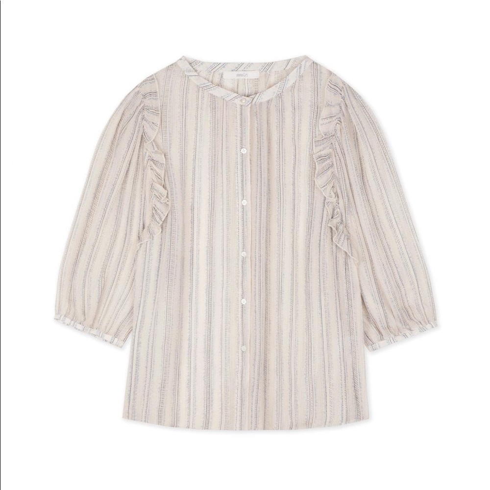 NWT Sessun Pearl Song Blouse